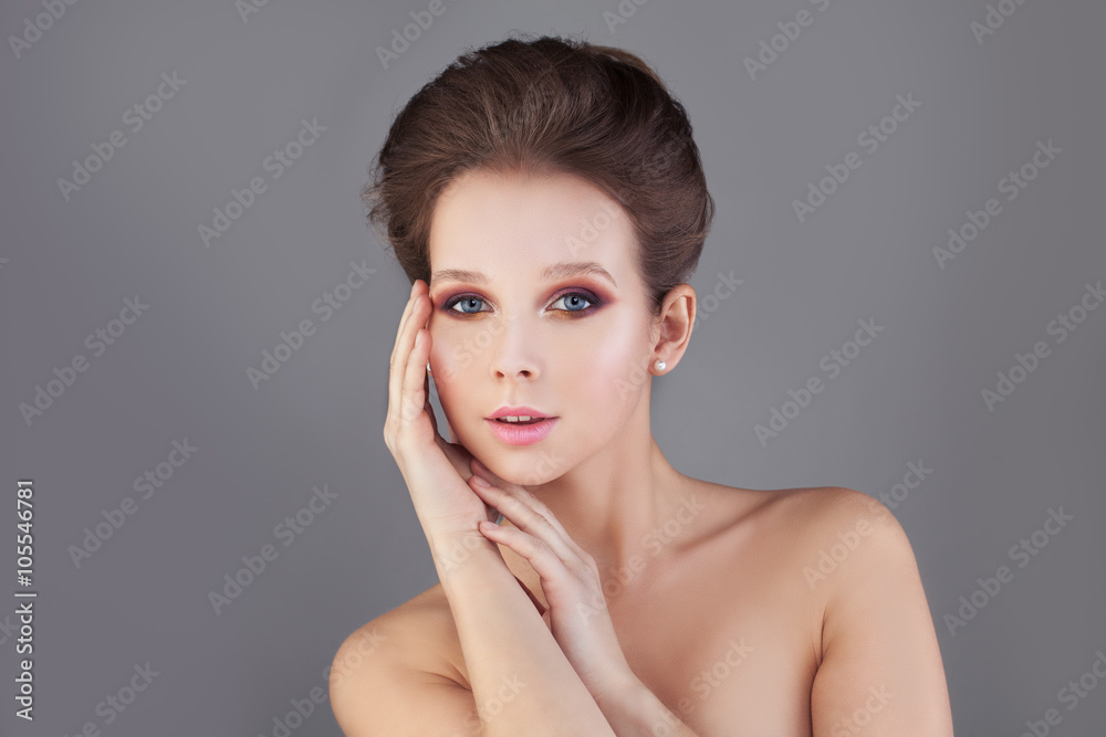 Perfect Woman. Healthy Skin and Hair. Spa Concept