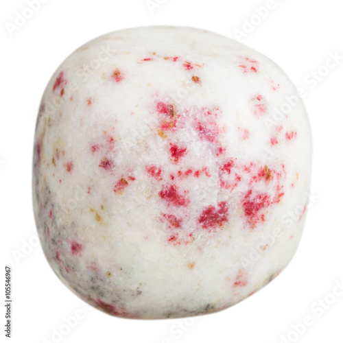 Foto polished dolomite mineral stone with of cinnabar