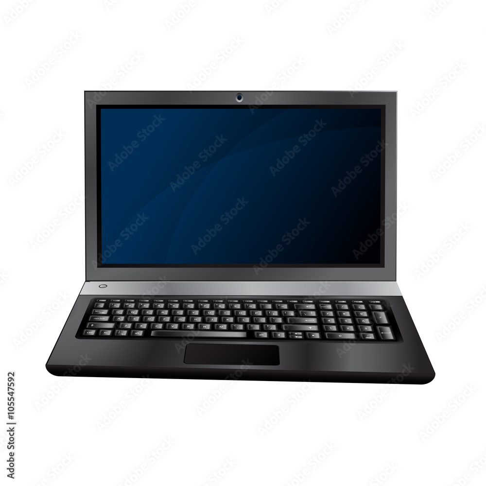 vector laptop isolated on white background vector laptop isolated on white background