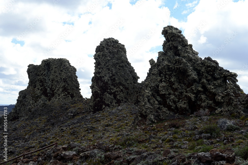 Basalt lava in the national Park Pali Aike. Basalt lava in the national Park Pali Aike.