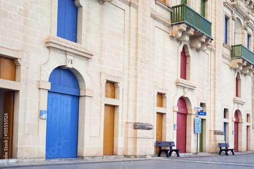 Color doors at buildings in malta © Massimo Cavallo
