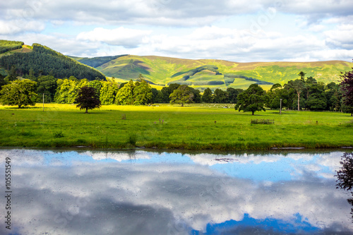 British landscape in Summer