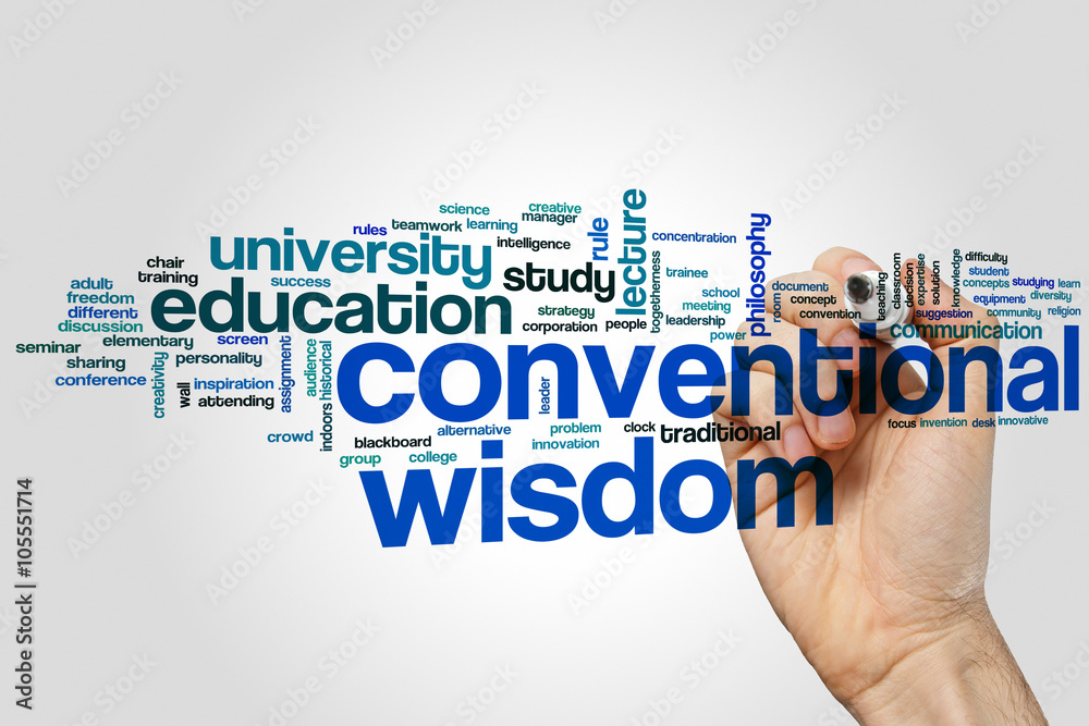 Conventional wisdomword cloud Conventional wisdomword cloud
