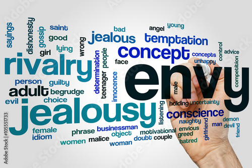 Fotografija Envy word cloud