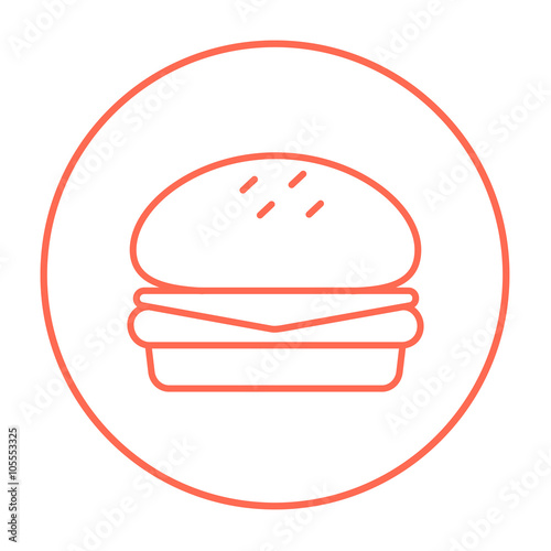 Hamburger line icon.