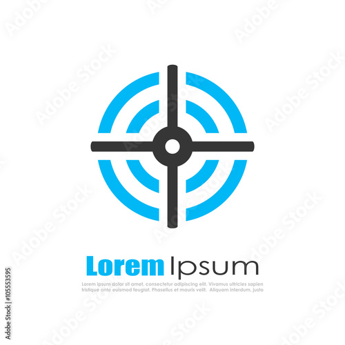 Goal abstract logo
