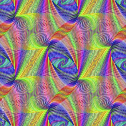 Seamless abstract colorful fractal pattern