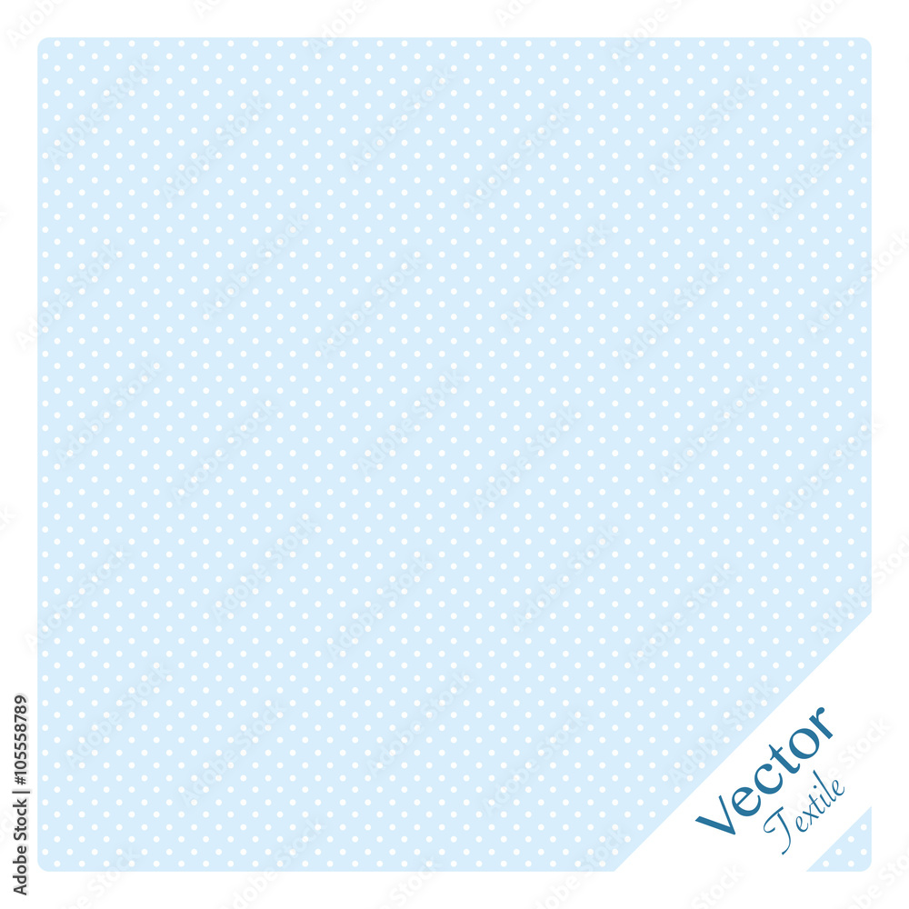Tessuto pois azzurro