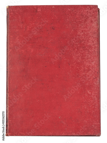 Red old hardcover book