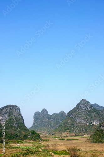 The beautiful mountains scenery 