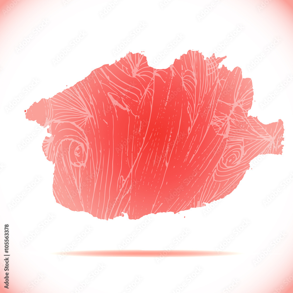 Fabulous red vector stains for a background design.