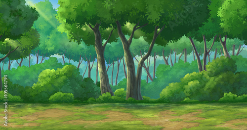 Background forest daytime photo