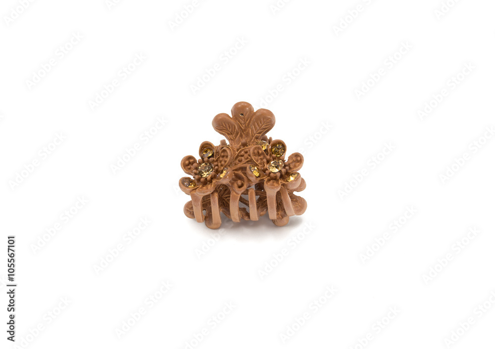 Hairpin on white background