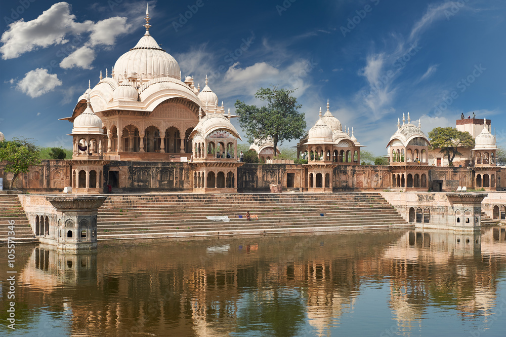 Kusum Sarovar  in Mathura Uttar-Pradesh, India.