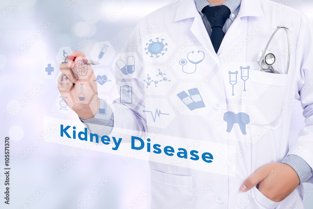 Medicine doctor hand working, Kidney Disease Medicine doctor hand working, Kidney Disease