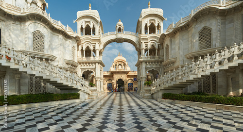 ISKCON Krishna Balaram Temple.Vrindavan, Uttar-Pradesh, India.