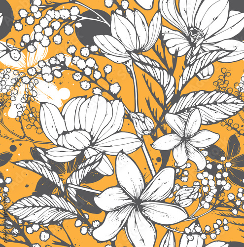 Floral seamless pattern