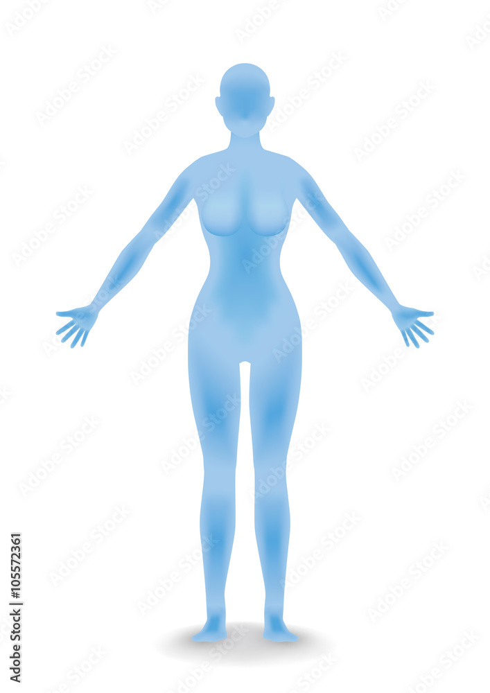 woman body silhouette who spreads her arms, vector illustration woman body silhouette who spreads her arms, vector illustration