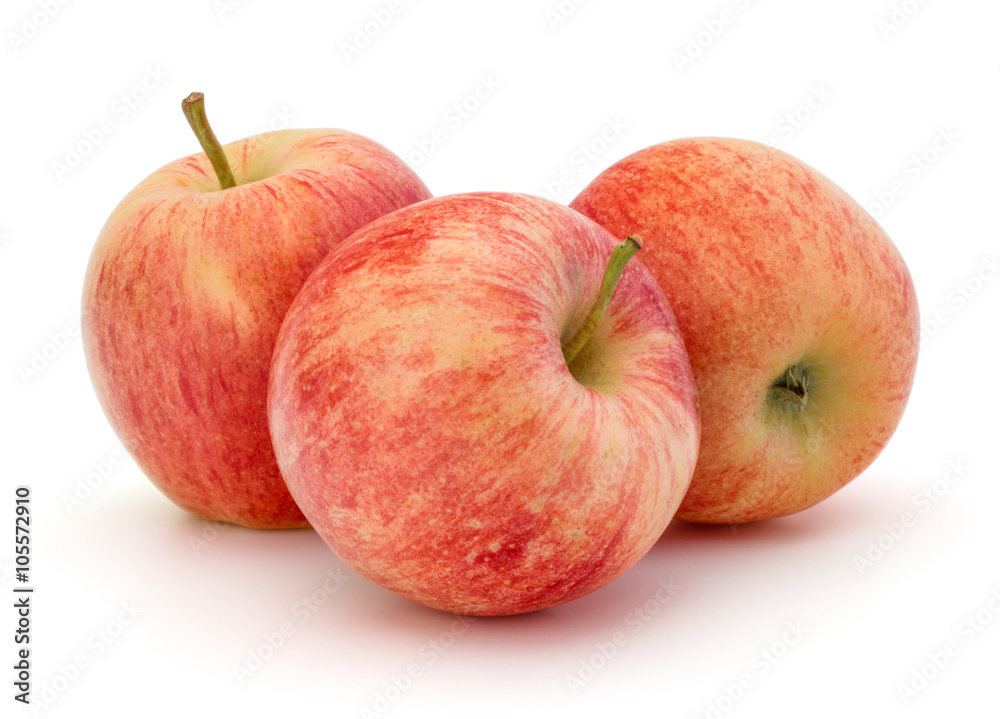 Red apple isolated on white background cutout Red apple isolated on white background cutout