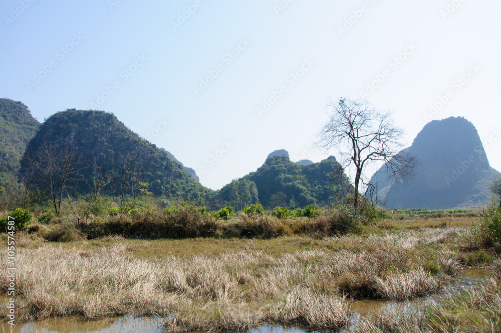 The beautiful mountains scenery
The beautiful mountains scenery