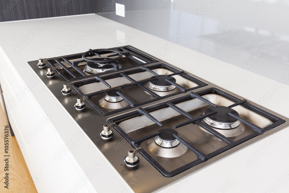 Modern gas cooktop Modern gas cooktop