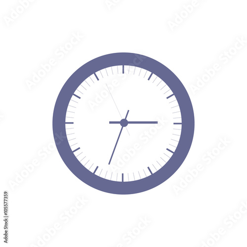 Stylized icon of colored clock