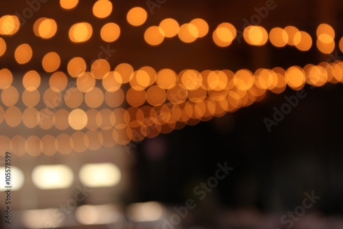 String Lights Bokeh Effect photo