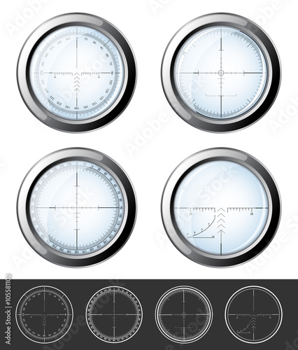 Sniper  crosshairs set