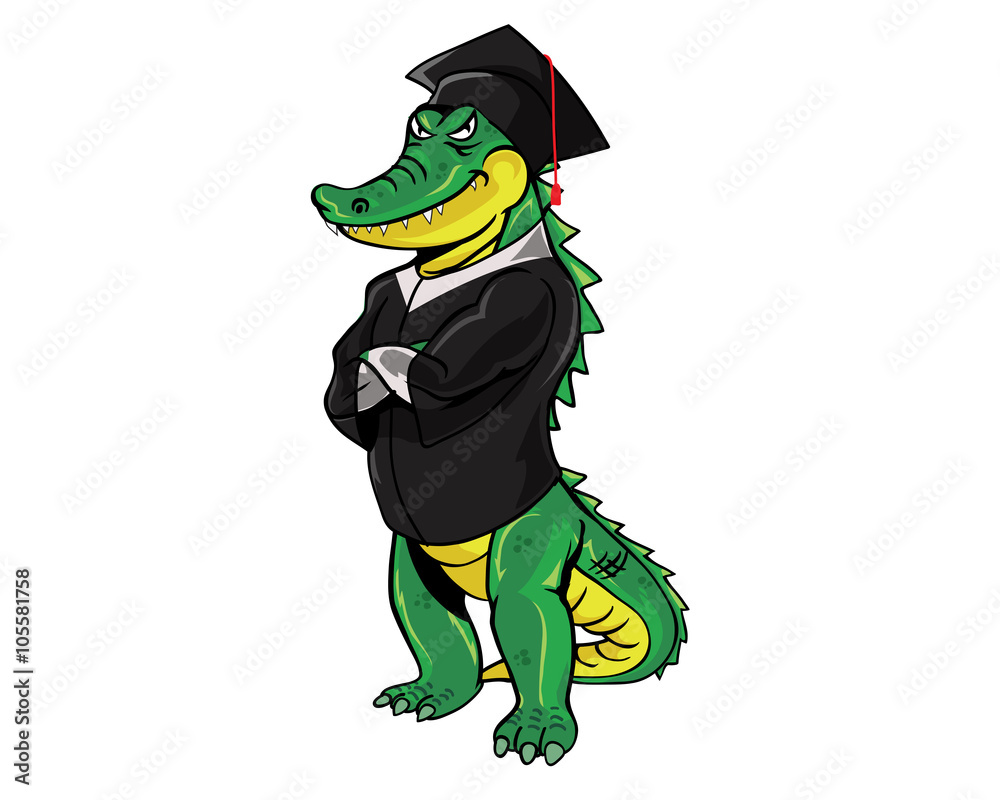 Fototapeta premium Crocodile - Student