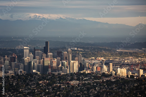 Downtown Aerial View – Seattle