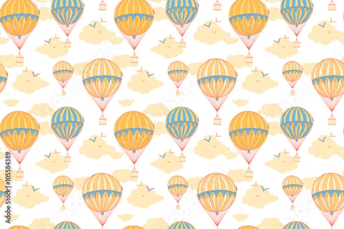 Tapety Tło z balonów na ogrzane powietrze