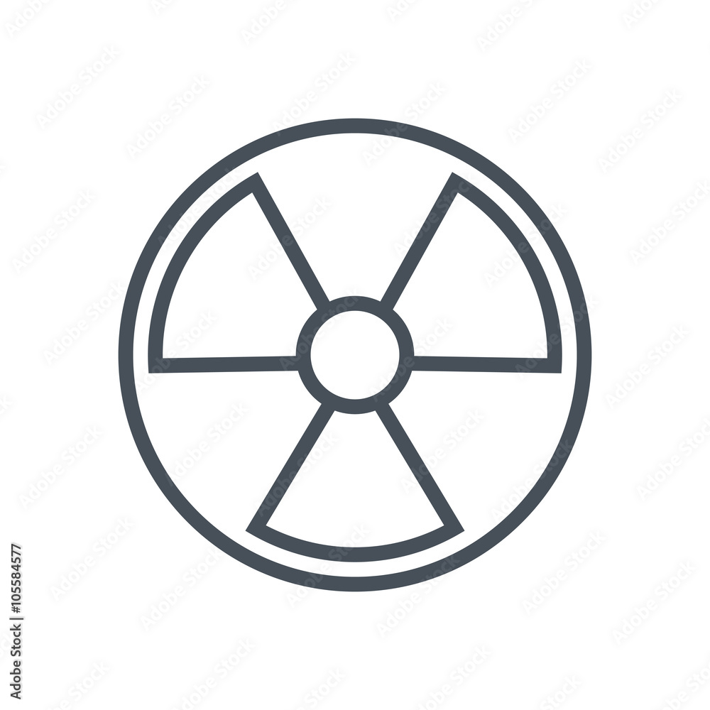 Nuclear energy icon Nuclear energy icon