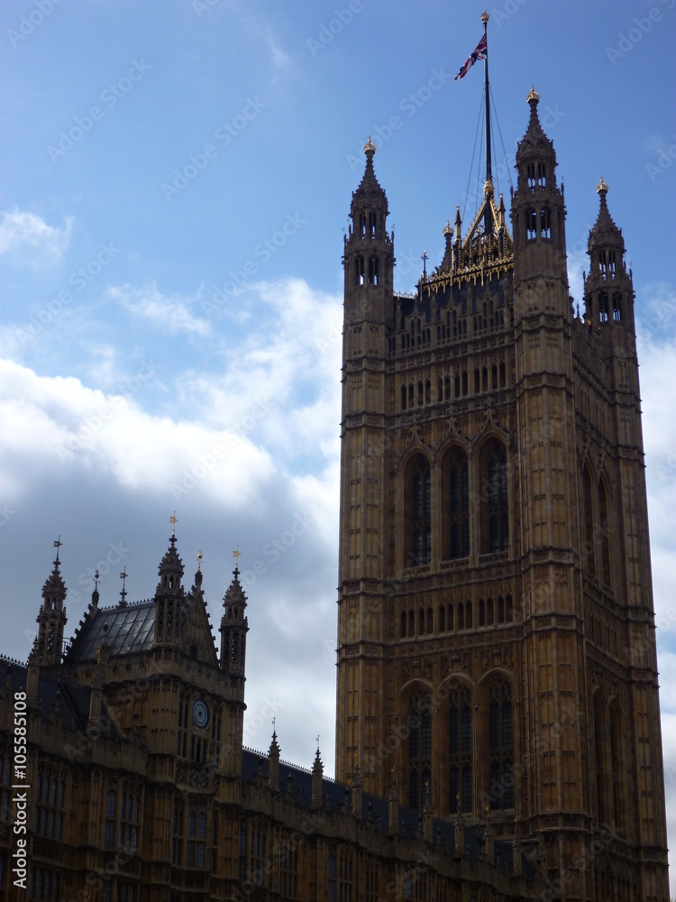 Fototapeta premium tower of westminster abbey in london