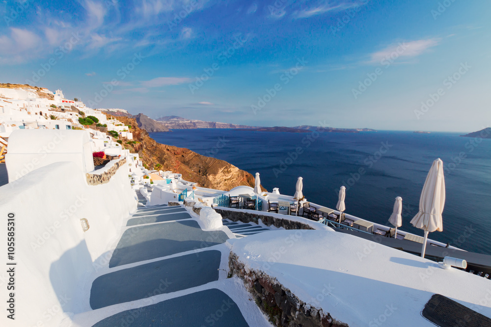 Fototapeta premium beautiful details of Santorini island, Greece