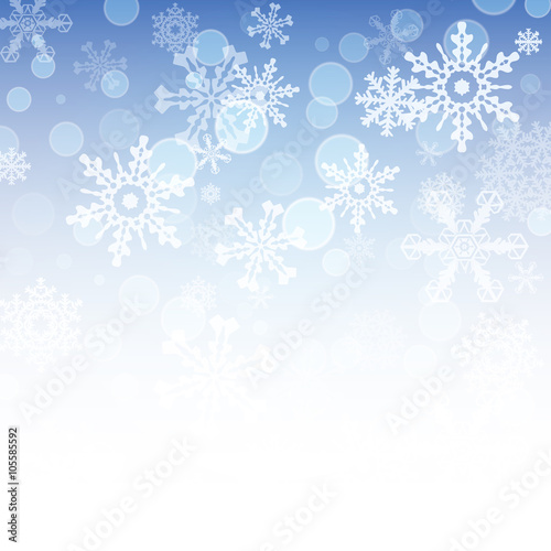 Snowflakes icon set collection. Vector shapes.