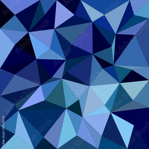 Blue irregular triangle mosaic background design