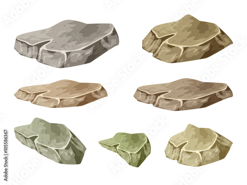 rock, stone vector symbol , icon  design. illustration isolated on white background.