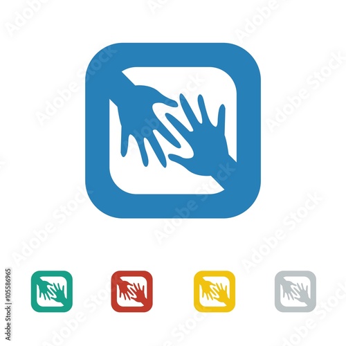 Charity logo icon Vector