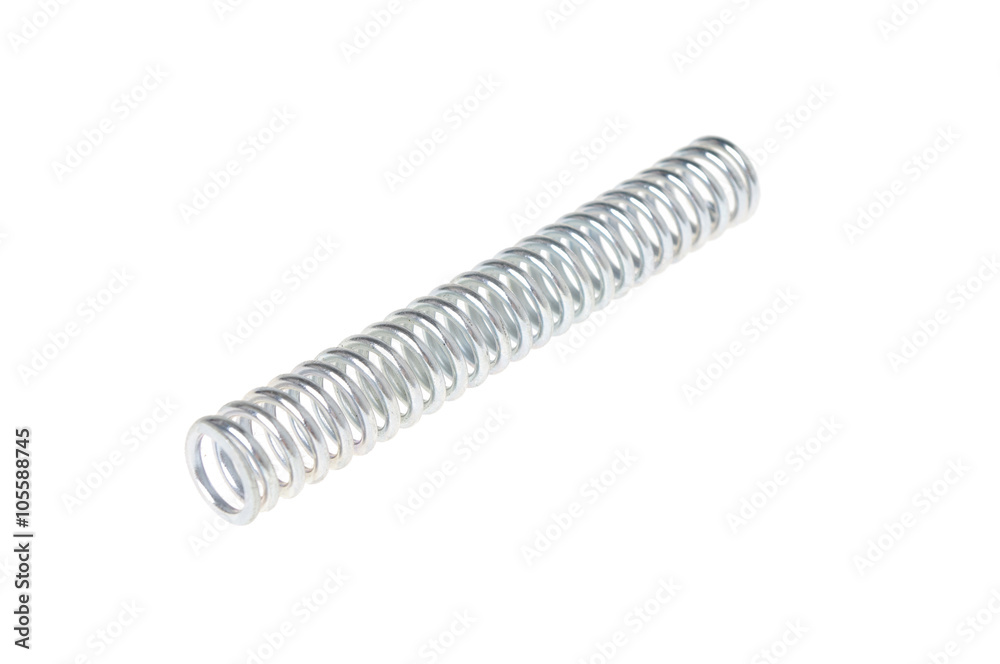 metal spring isolated on white metal spring isolated on white