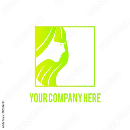 salon & barbershop logo icon Vector
