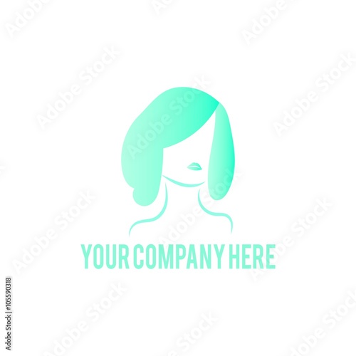 salon & barbershop logo icon Vector