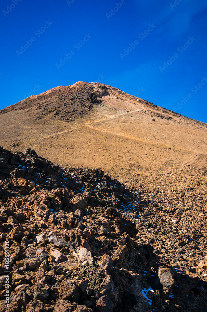 Crater of El Teide volcano