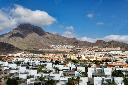 City by the volcanic Canary Islands