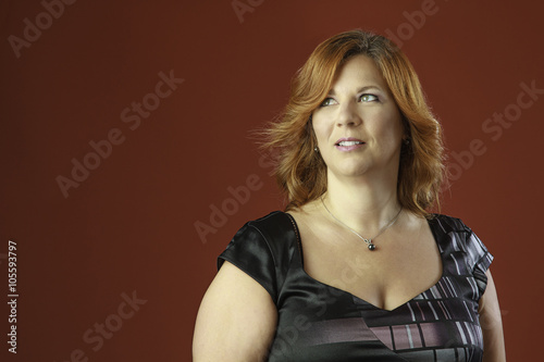 Woman looking up