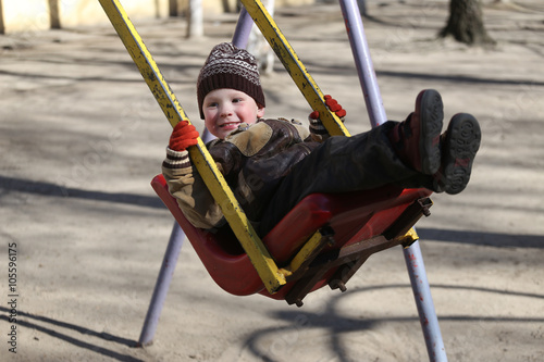 children play on the playground. © makam1969