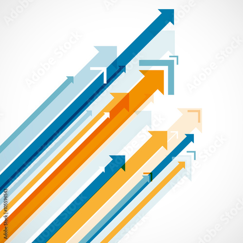 flèche,croissance concept