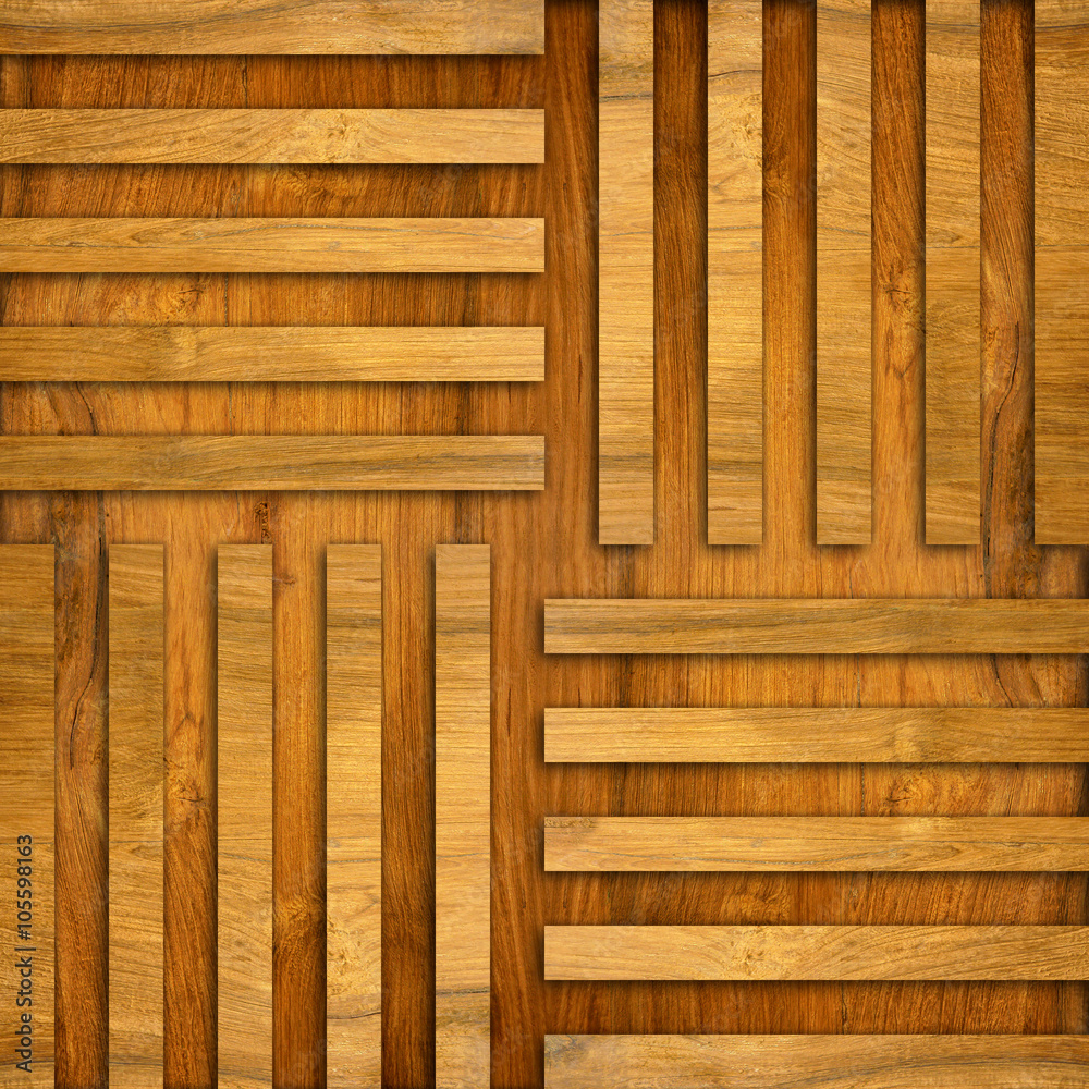 Abstract paneling pattern - seamless background - Cherry wood texture