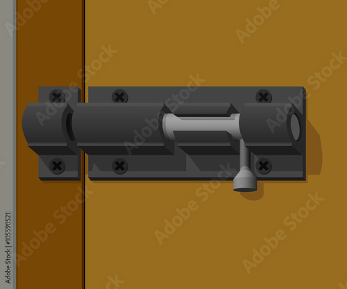Lock slot door is not locked