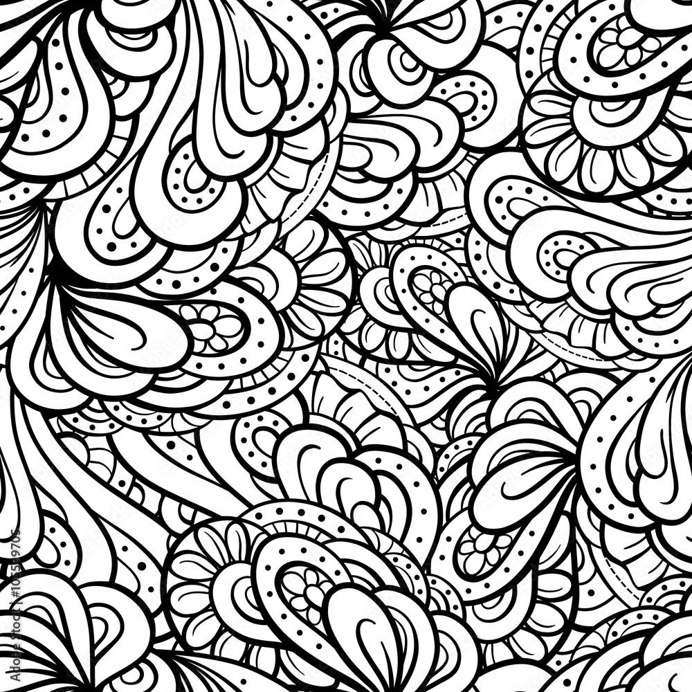 Fantasy decorative ornamental seamless pattern Fantasy decorative ornamental seamless pattern