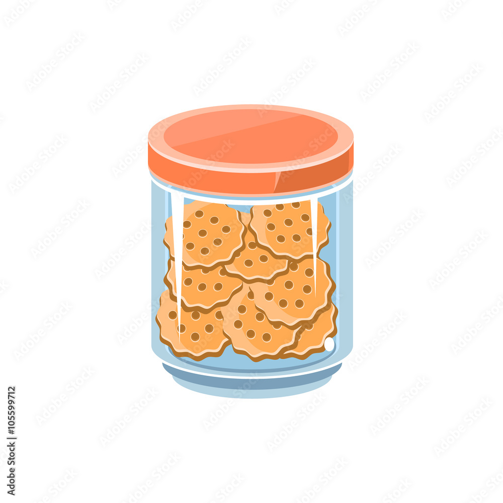Cookies In Transparent Jar Cookies In Transparent Jar